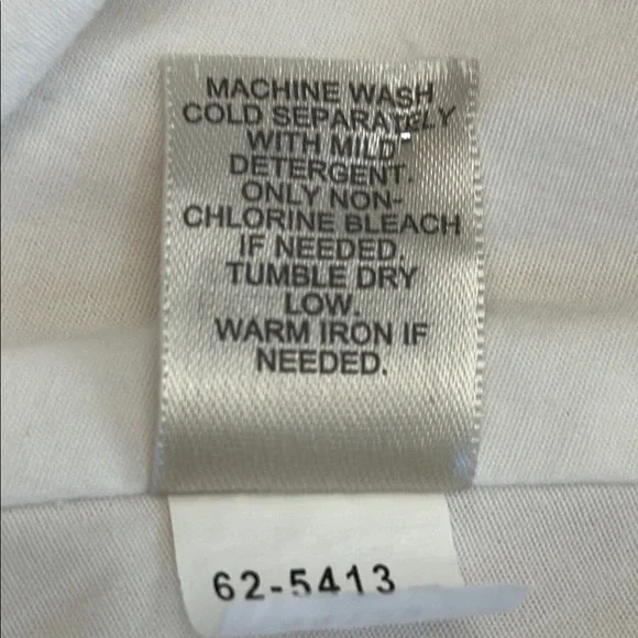 J. Jill White Cotton Skirt Button Embellishment - Picture 11 of 12